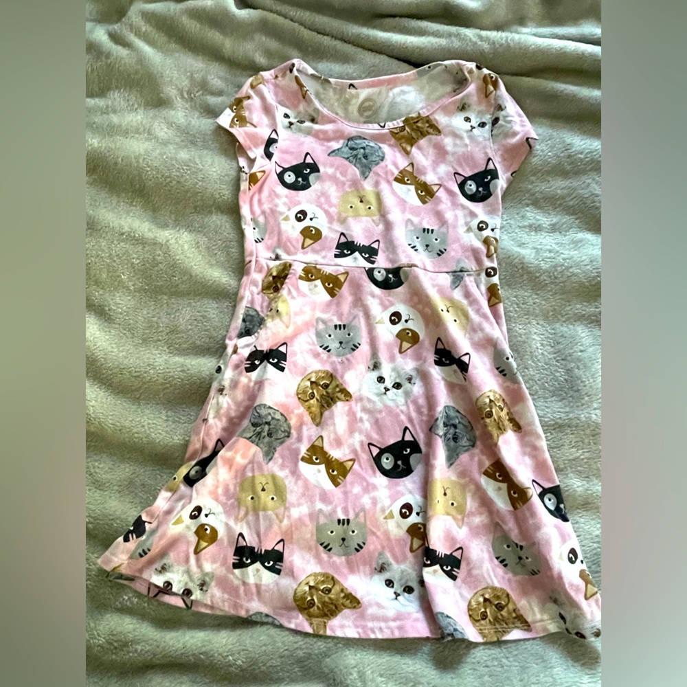 Girls cat dress